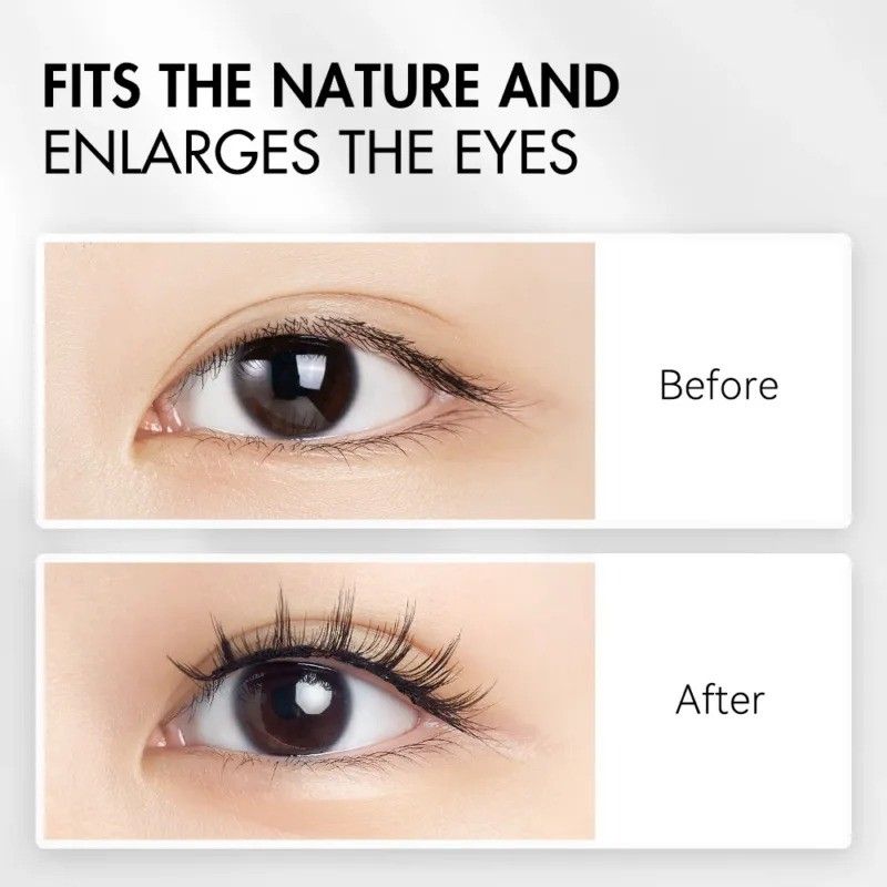 Wosado Magnetic Eyelashes Kit Iris Black