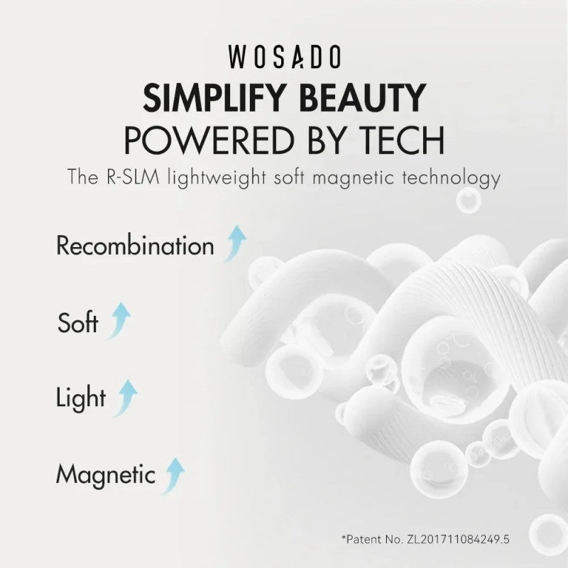 Wosado Soft Magnetic Eyelashes Silky Black Widen