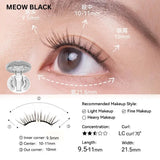 Wosado Soft Magnetic Eyelashes Meow Black