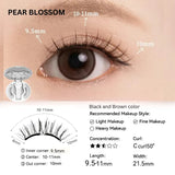 Wosado Soft Magnetic False Eyelashes Pear Blossom Black
