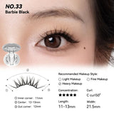 Wosado Soft Magnetic Eyelashes Barbie Black