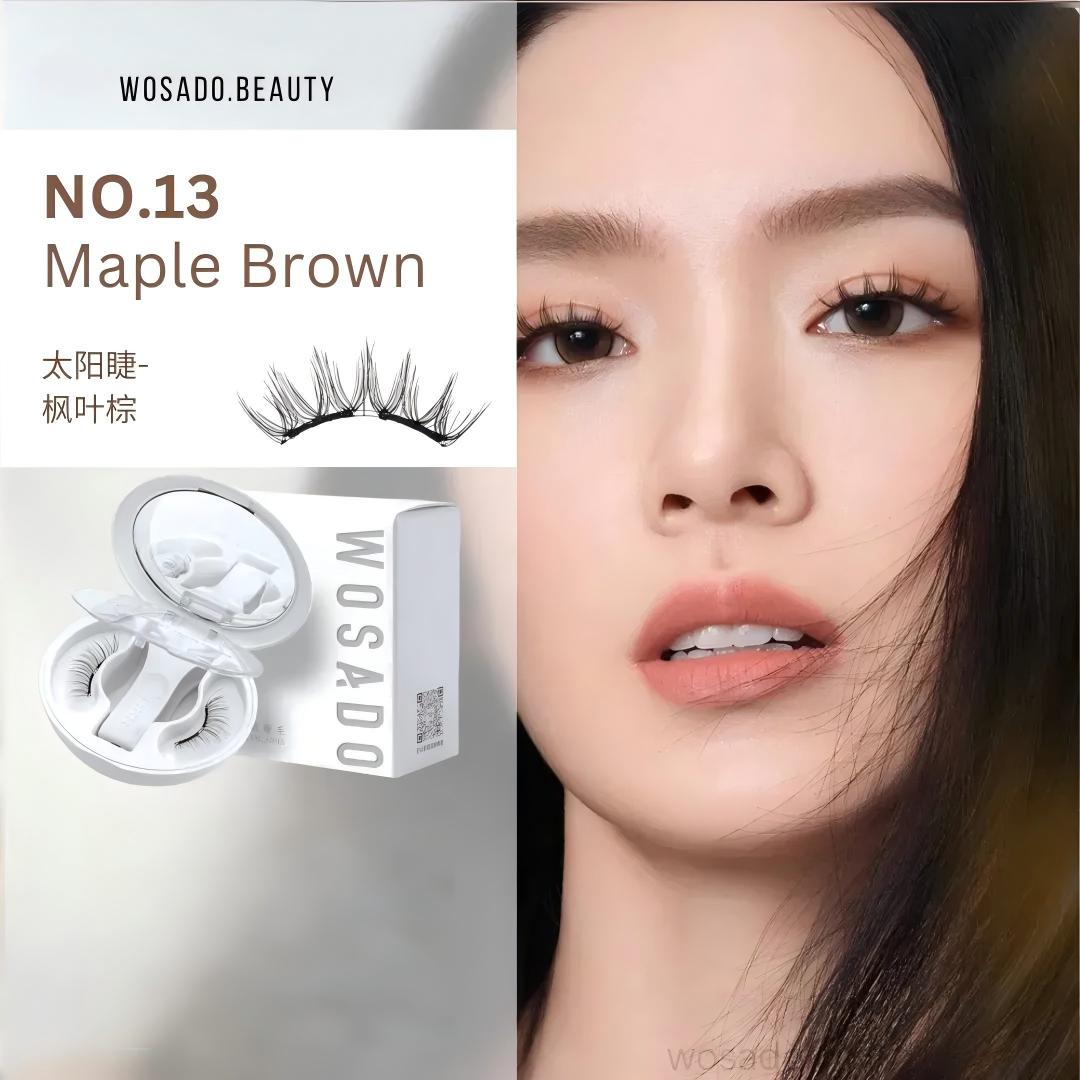 Wosado Soft Magnetic Eyelashes Maple Brown
