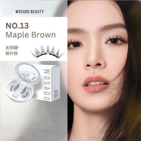 Wosado Soft Magnetic Eyelashes Maple Brown