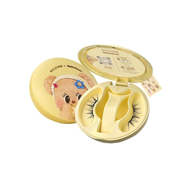 Wosado Soft Magnetic Eyelashes Pear Blossom Butter Bear