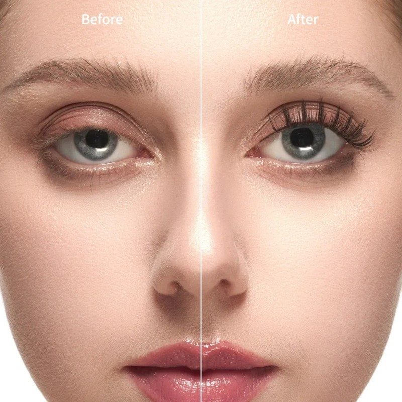 Wosado悦瞳黄油小熊联名软磁假睫毛冰晶黑