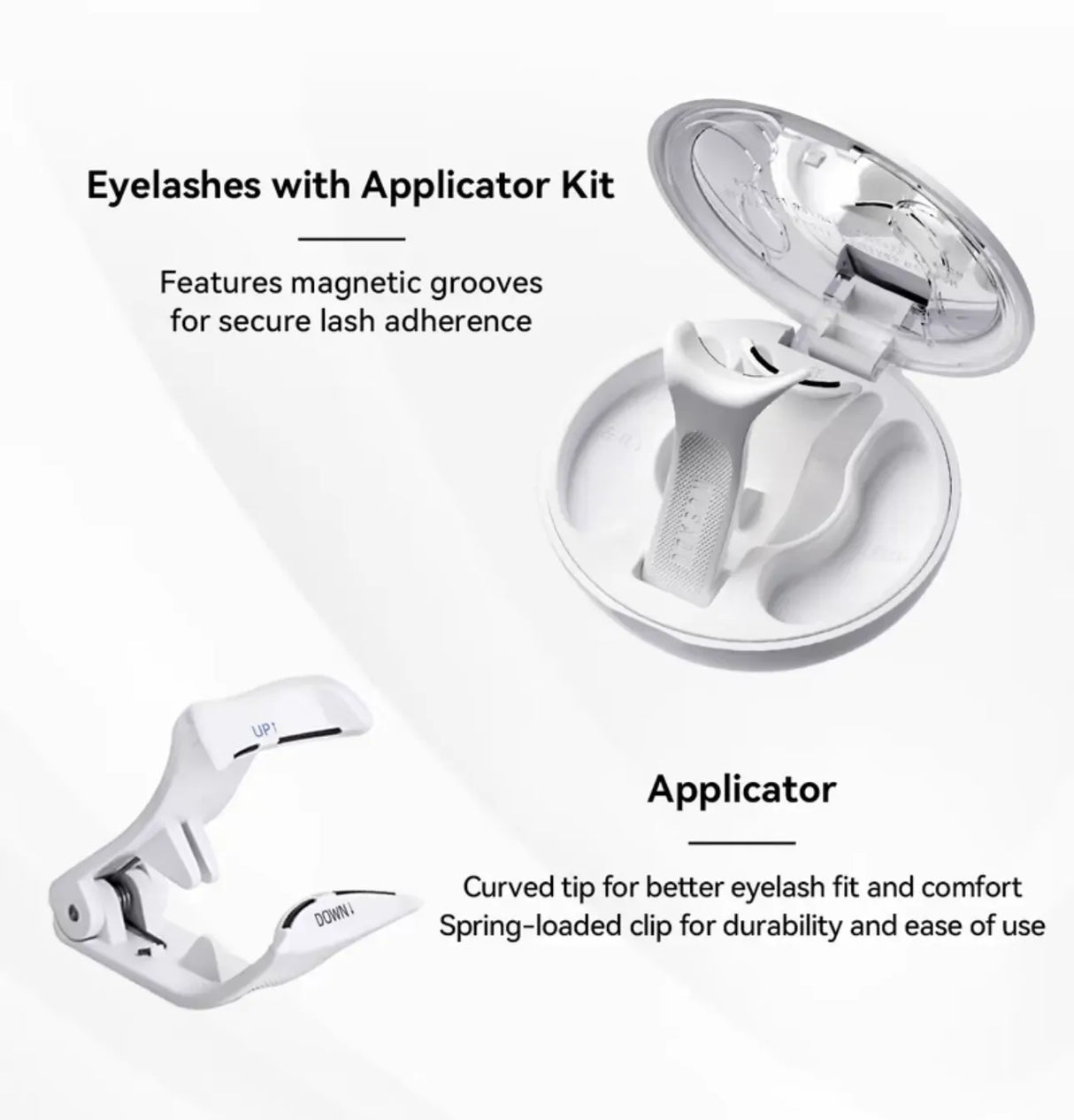 Wosado Soft Magnetic Eyelashes Genie Black