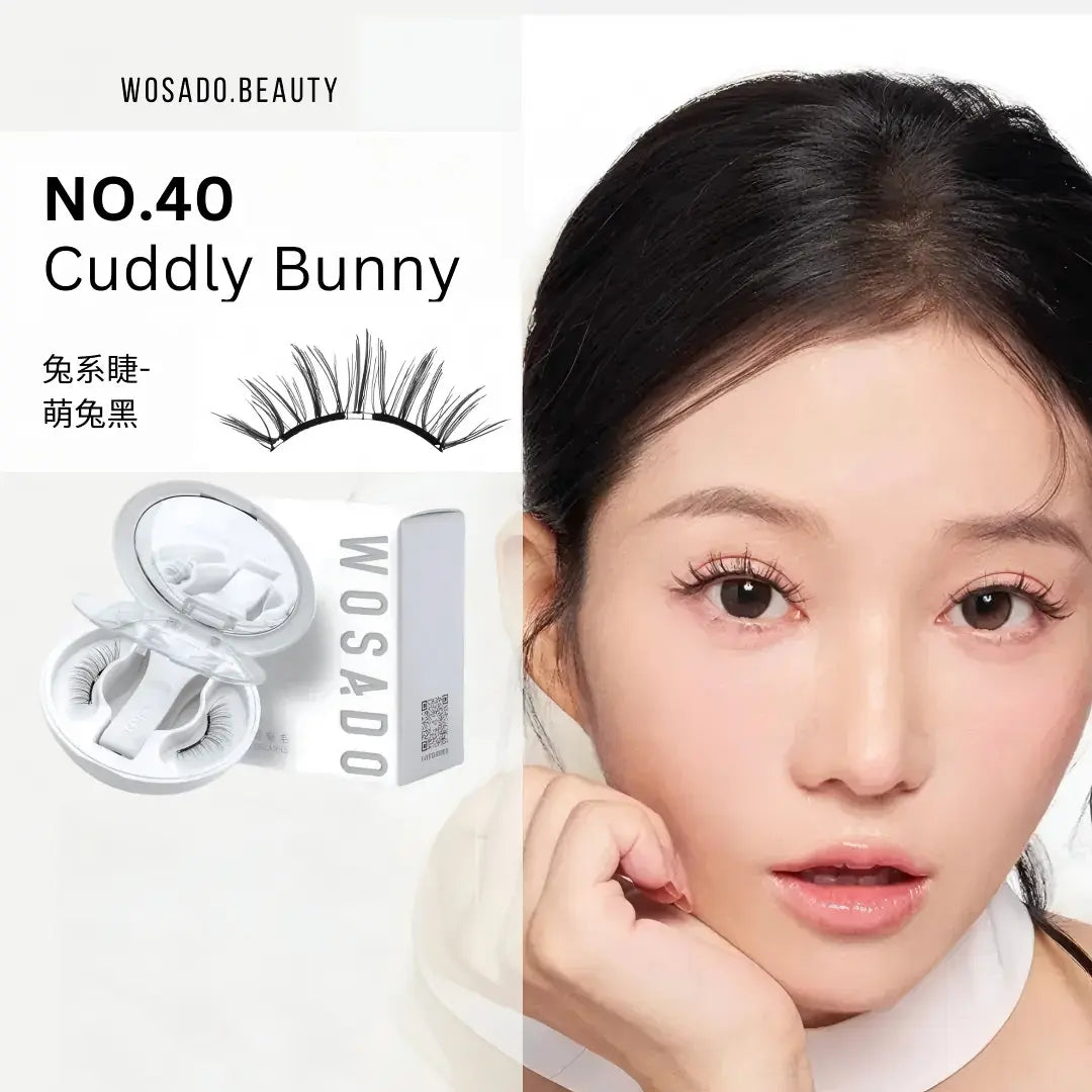Wosado Soft Magnetic False Eyelashes Cuddly Bunny