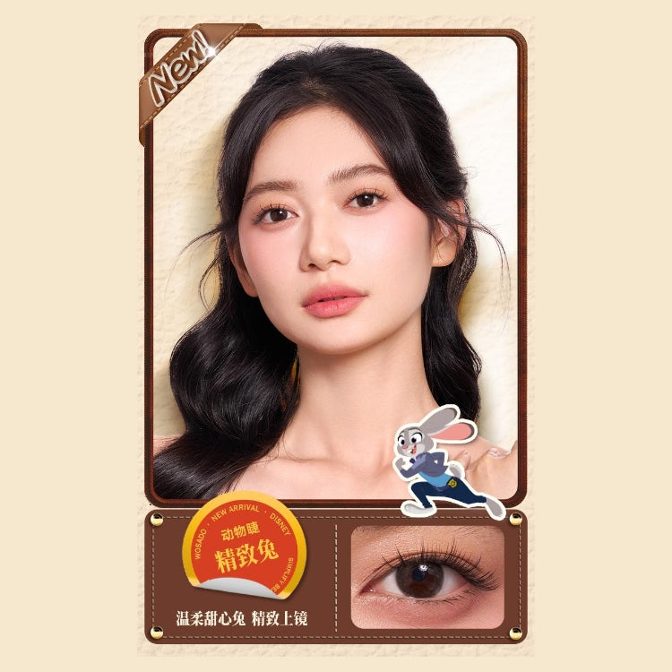 Wosado Disney Zootopia Soft Magnetic False Eyelashes Exquisite Rabbit