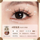 Wosado Disney Zootopia Soft Magnetic False Eyelashes Cute Bunny Black