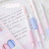 Rosy Posy Soft Chiffon Sponge Gel Pen Pink 4pcs