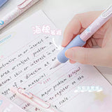 Rosy Posy Soft Chiffon Sponge Gel Pen Blue 4pcs