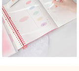 RosyPosy花与诗B5透明活页本笔记本海上月