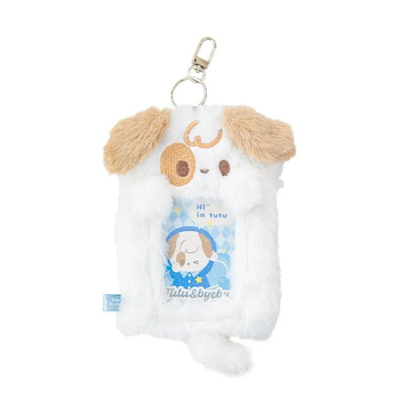 Rosy Posy Tutu & Byebye Soft Fluffy Cute Card Holder Puppy