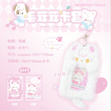 Rosy Posy Tutu & Byebye Soft Fluffy Card Holder Cat Byebye