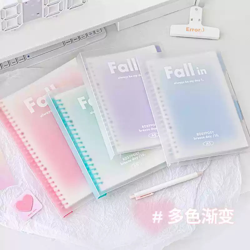 Rosy Posy花与诗透明活页本A5腮紫