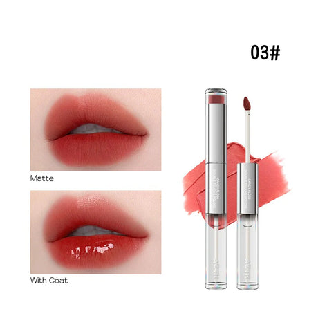 AZTK Candy Floss Dual-Ended Touch Lip Gloss #03 Tomato Red