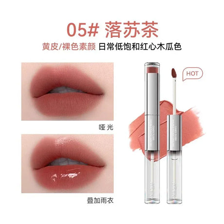 AZTK Candy Floss Dual-Ended Touch Lip Gloss #05 Red Guava