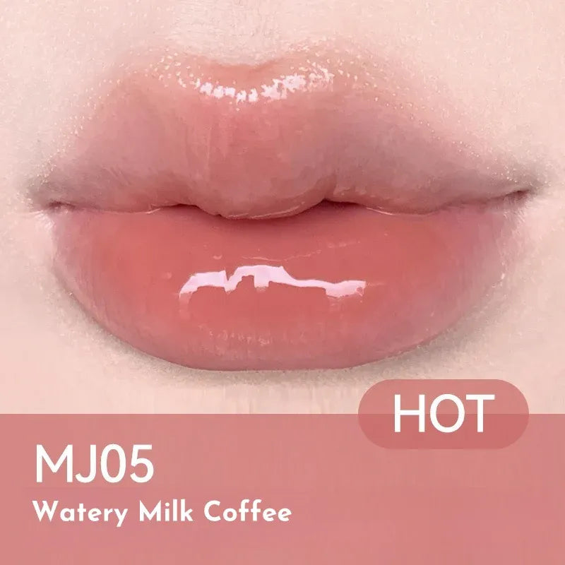 AZTK菁之雪吻唇冻镜面唇釉#MJ05清水奶咖