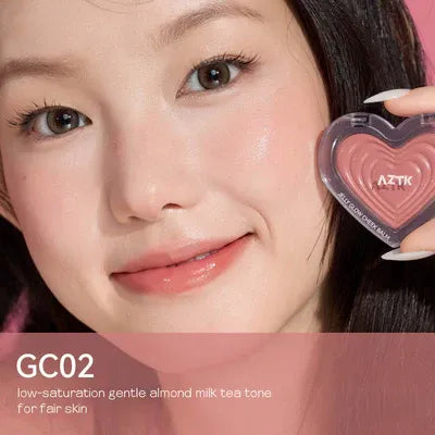 AZTK Jelly Glow Cheek Balm #GC02 Lychee Pink