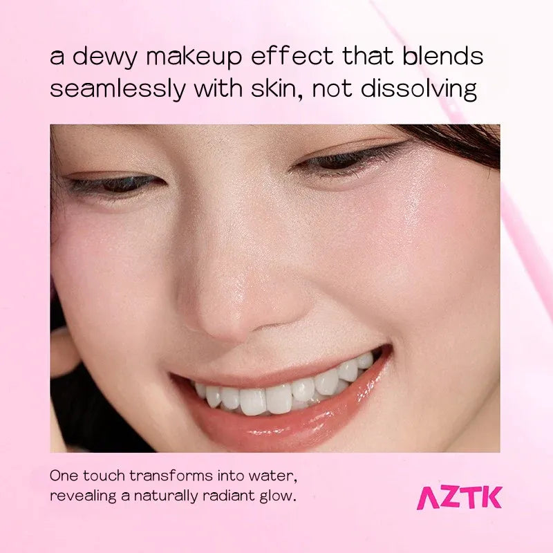 AZTK Jelly Glow Cheek Balm #GC02 Lychee Pink