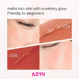 AZTK冻感光波腮红膏#GC03蜜柑光波冻