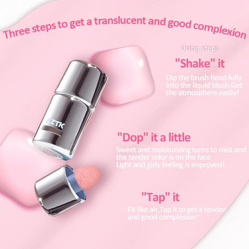 AZTK Jello Color Liquid Blush #JC14 Peach Champagne