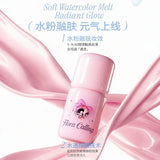 AZTK Jello Color Liquid Blush The Powerpuff Girls #JC18 Cool Nude Pink