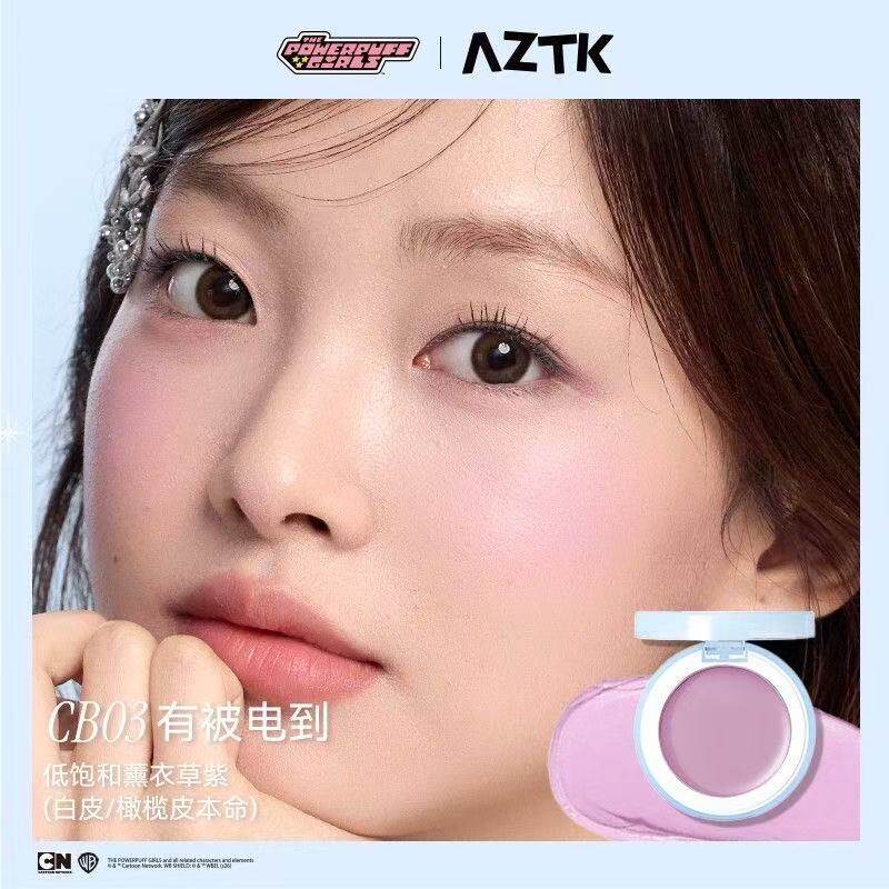 AZTK生巧丝柔腮红膏飞天小女警2.0#CB03有被电到