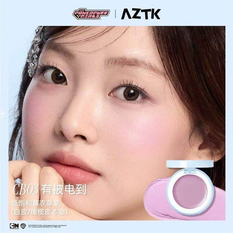 AZTK Silky Smooth Cream Blush #CB03 Lavender Purple
