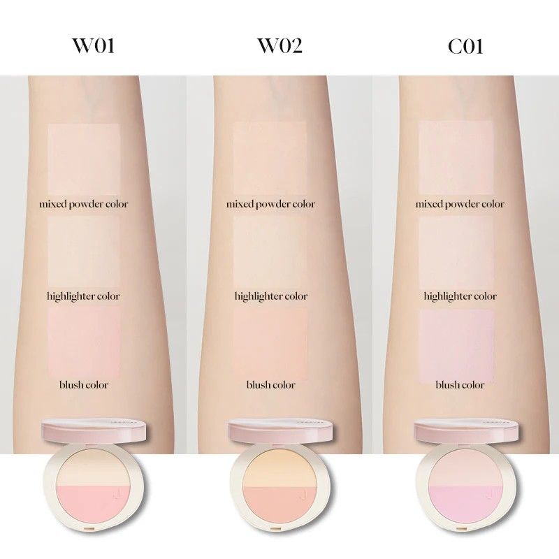 Joocyee Multiuse Compact Duo #C01 Translucent Lavenaer