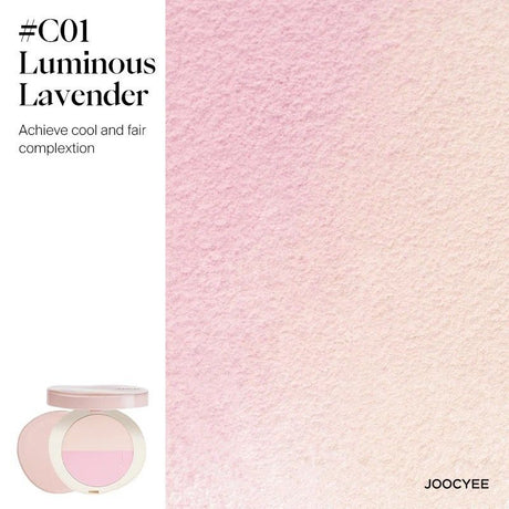 Joocyee Multiuse Compact Duo #C01 Translucent Lavenaer