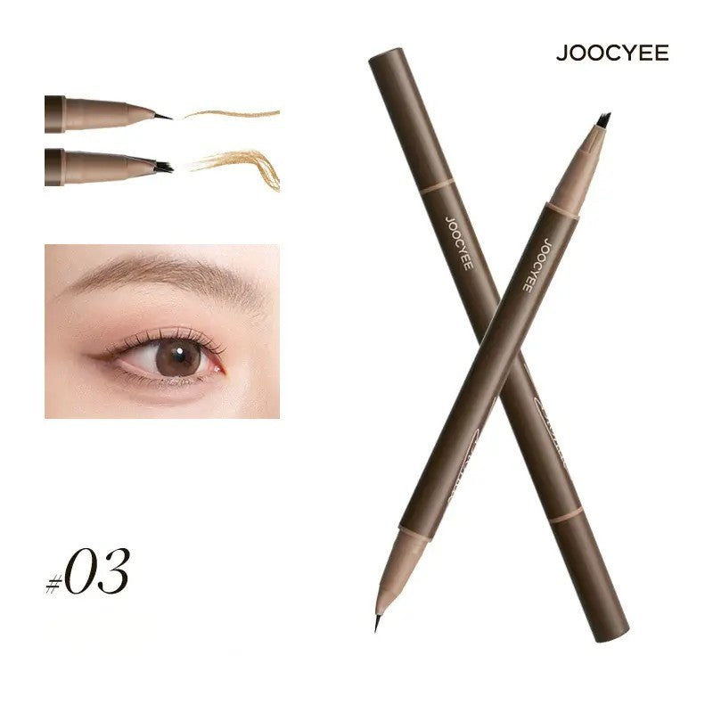 Joocyee酵色双效水眉笔自然不晕染#03自然棕