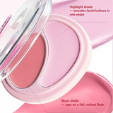 Joocyee Duo Blush & Luminizer Cream #G254 Pink Taro