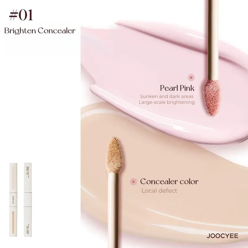 Joocyee Double-head Airy Wear Concealer Liquid #01 Brighten Concealer