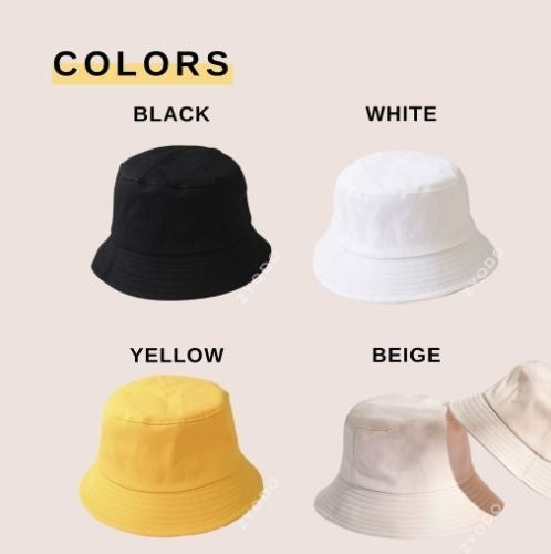 Zauo UV Protection Bucket Hat Black
