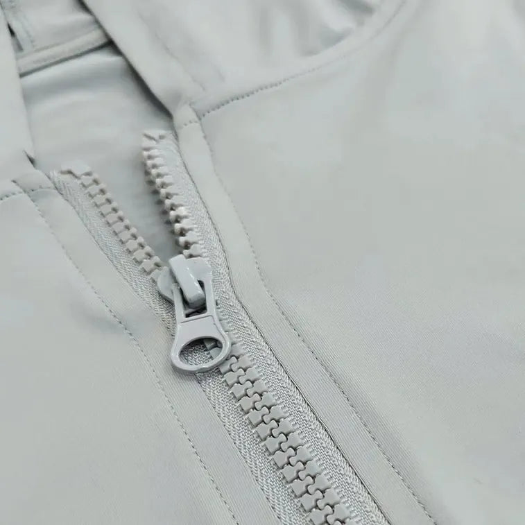 Zauo冰感防晒衣修身版灰色M码