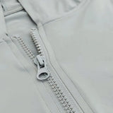 Zauo冰感防晒衣修身版灰色M码