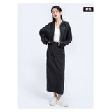 Zauo Sun Protection Clothing Jacket High Street-style Black M