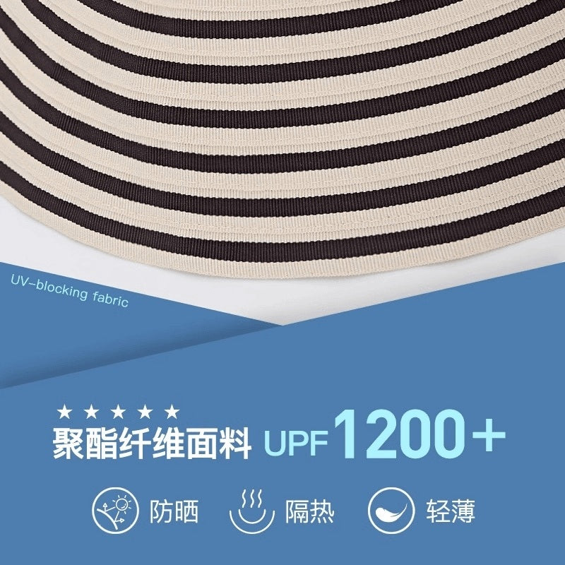 Zauo Empty Top UV Protection Sun Hat Webbing Strap Edition