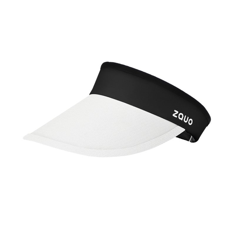 Zauo防晒空顶鸭舌帽罗马版撞白