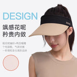 Zauo UV Protection Sun Hat Roma Style White