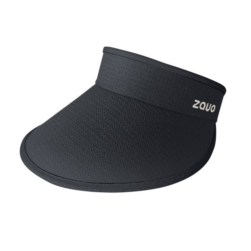 Zauo防晒空顶鸭舌帽罗马版黑色