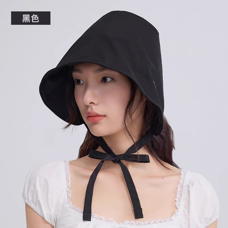 Zauo Sun Protection Bucket Hat Black