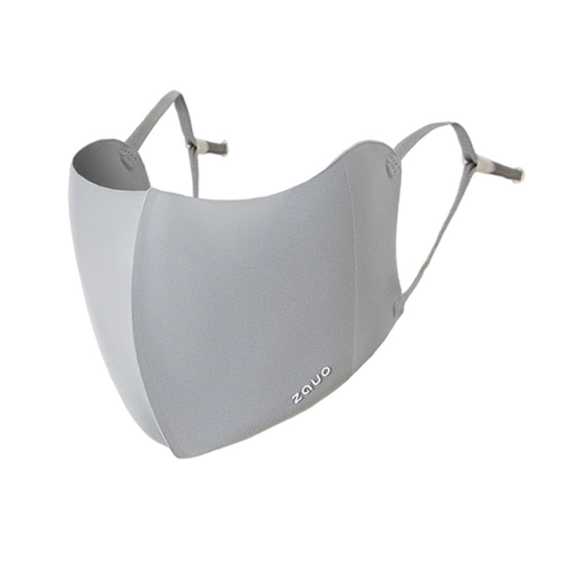 Zauo 3D Sun Protection Face Mask Light Gray