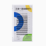 Plantpro 3-in-1 Mixed False Eyelashes 240 Clusters