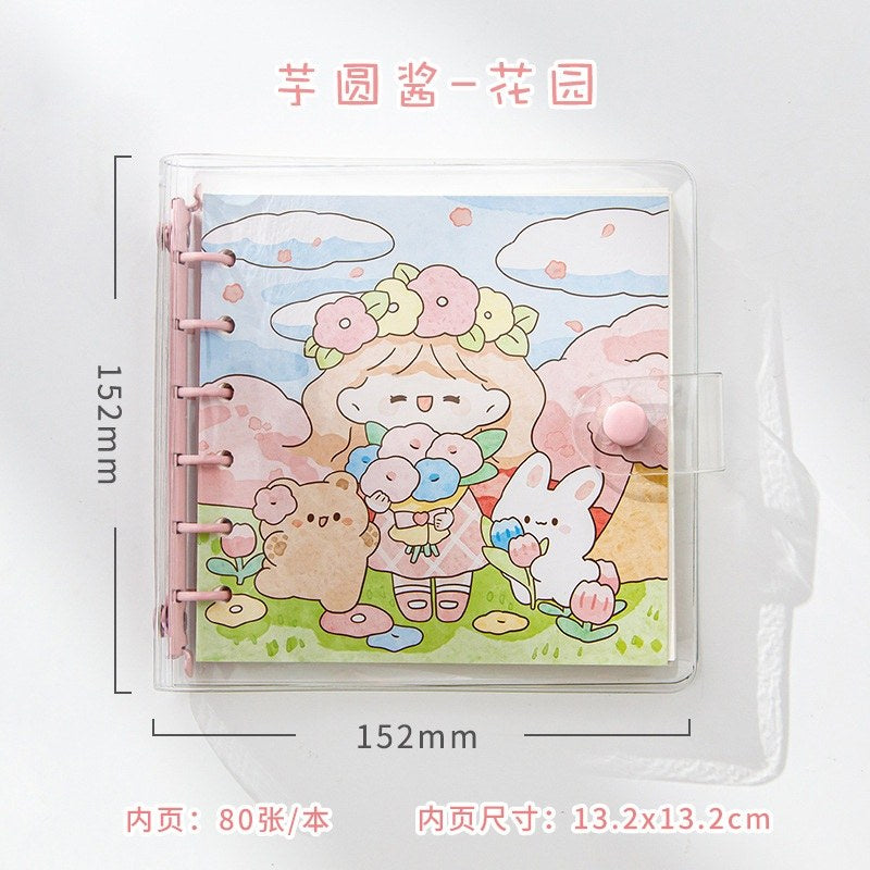 Muyu暮语芋圆酱系列手账本花园