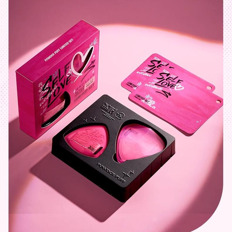 Lishu Self Love Air Cushion Powder Puff 2pcs