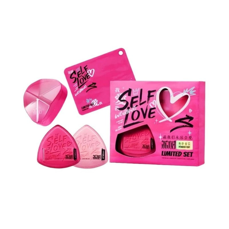 Lishu Self Love Air Cushion Powder Puff 2pcs