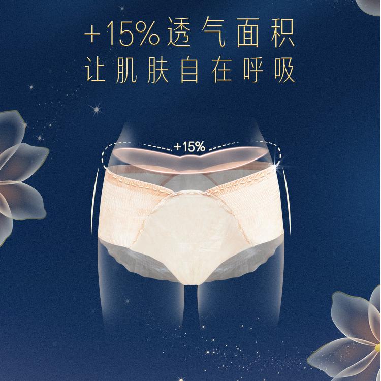 Herlab Sanitary Napkin Sleeping Pants M-L 3pcs