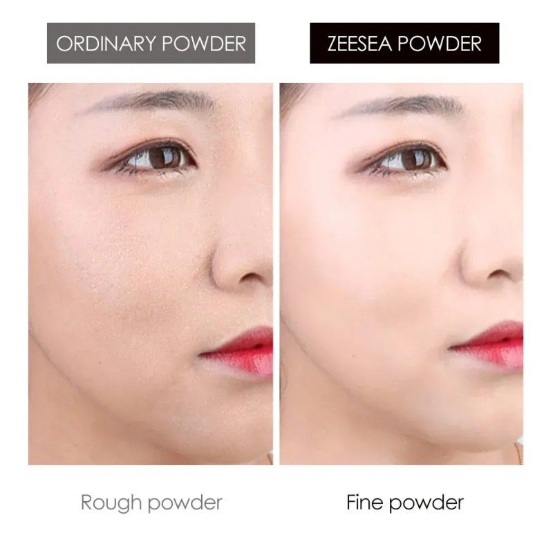 Zeesea The British Museum Oil Control Matte Pressed Powder #AM01 IVORY SKIN
